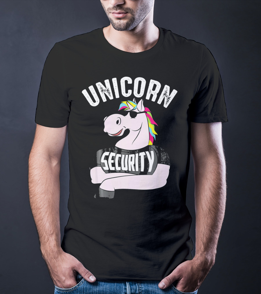 Unicorn Security Shirt For Men Fana T-Shirt