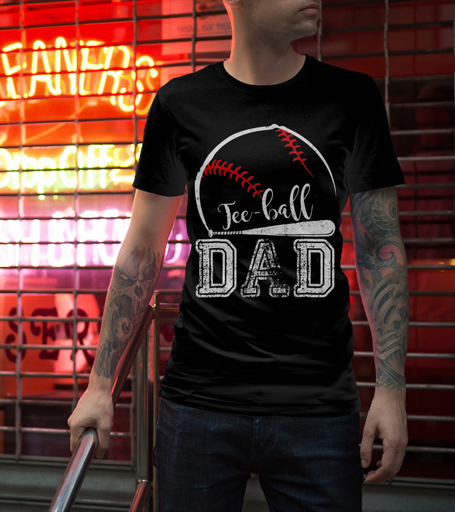 Tee-Ball Dad Mens Sport T-Shirt