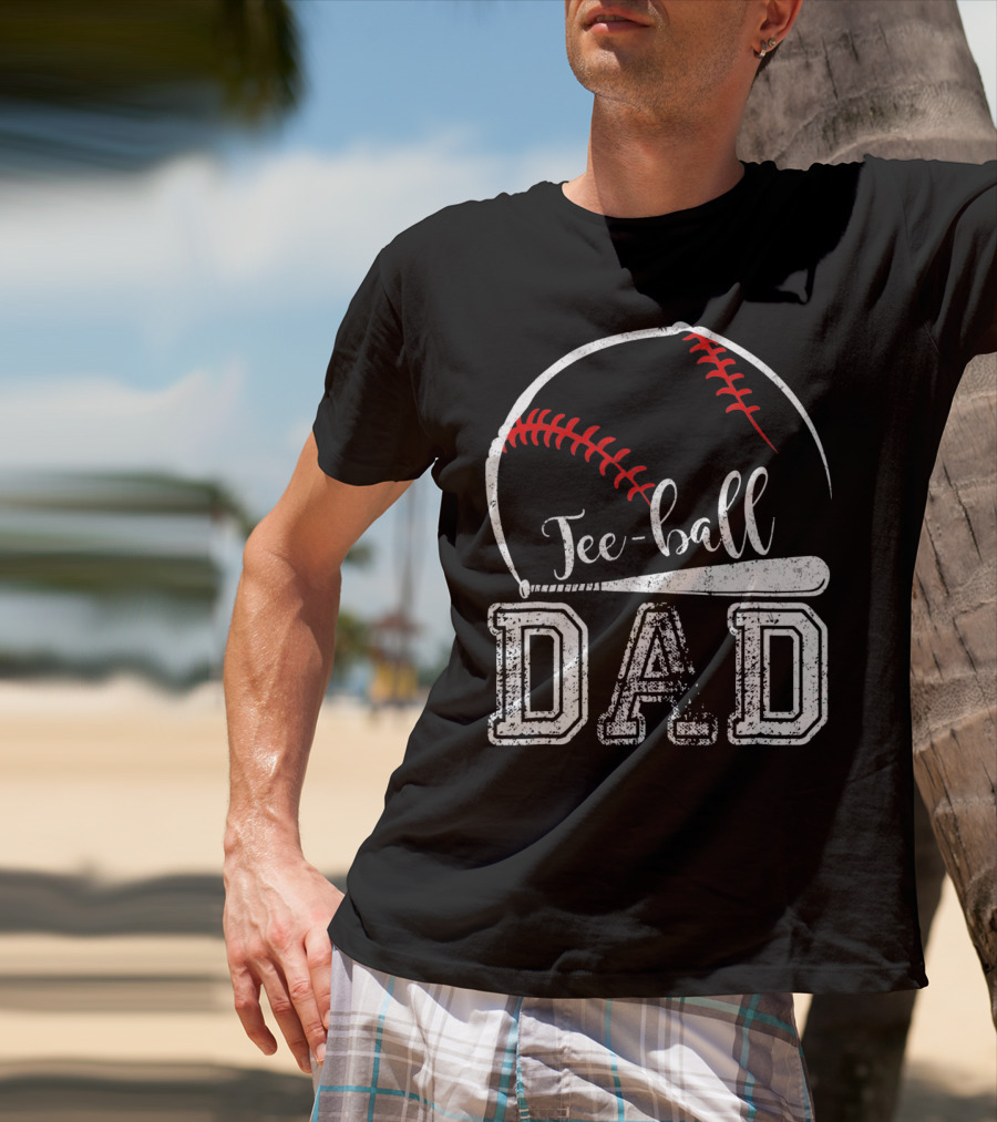 Tee-Ball Dad Mens Sport T-Shirt