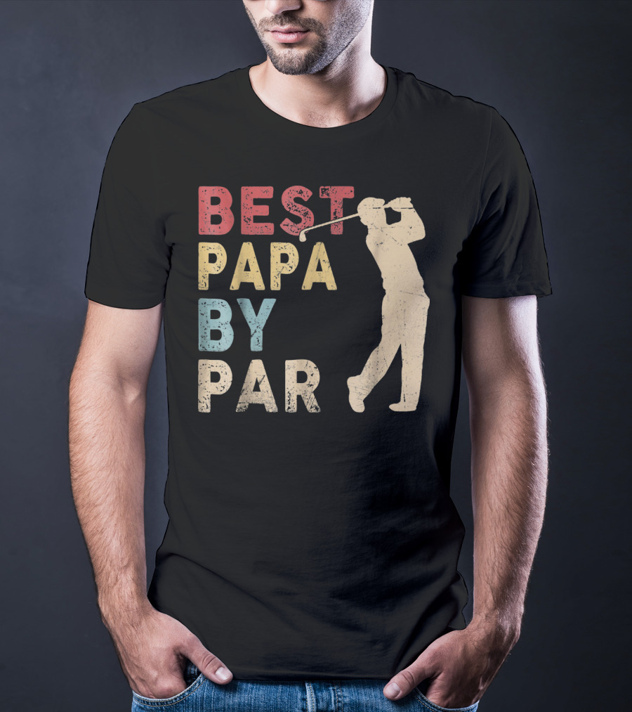 Best Papa By Par Golf T-Shirt