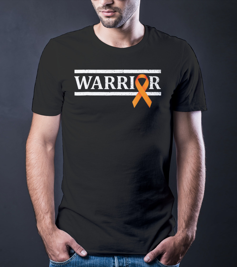 Warrior Orange Ribbon MS Awareness T-Shirt