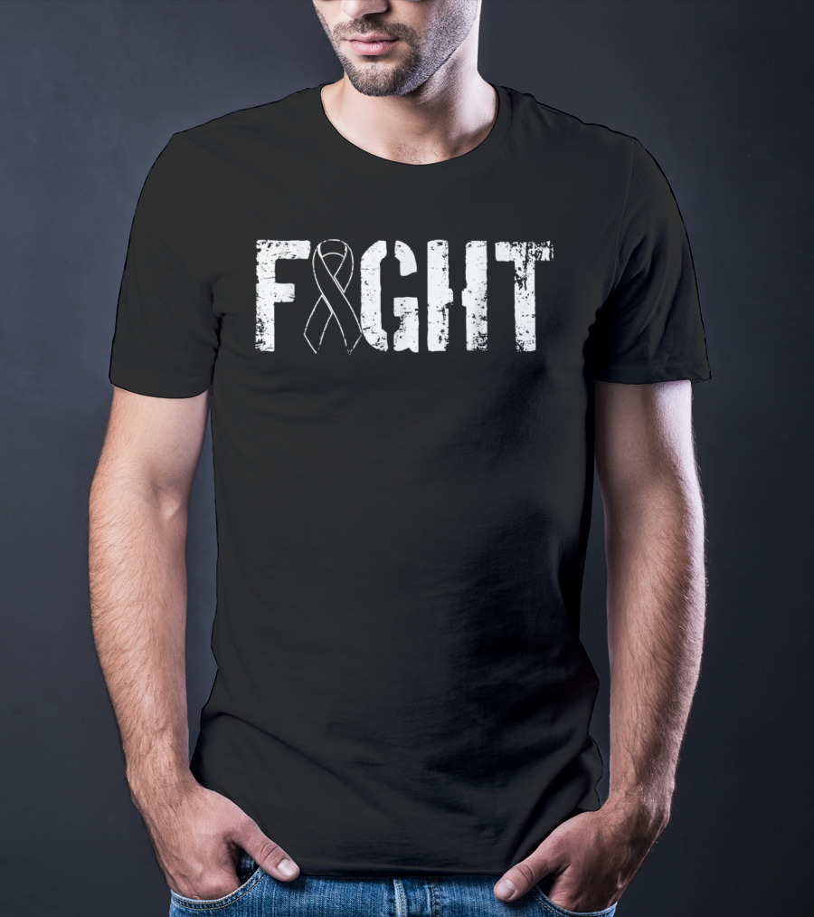Fight Melanoma Skin Cancer Awareness T-Shirt