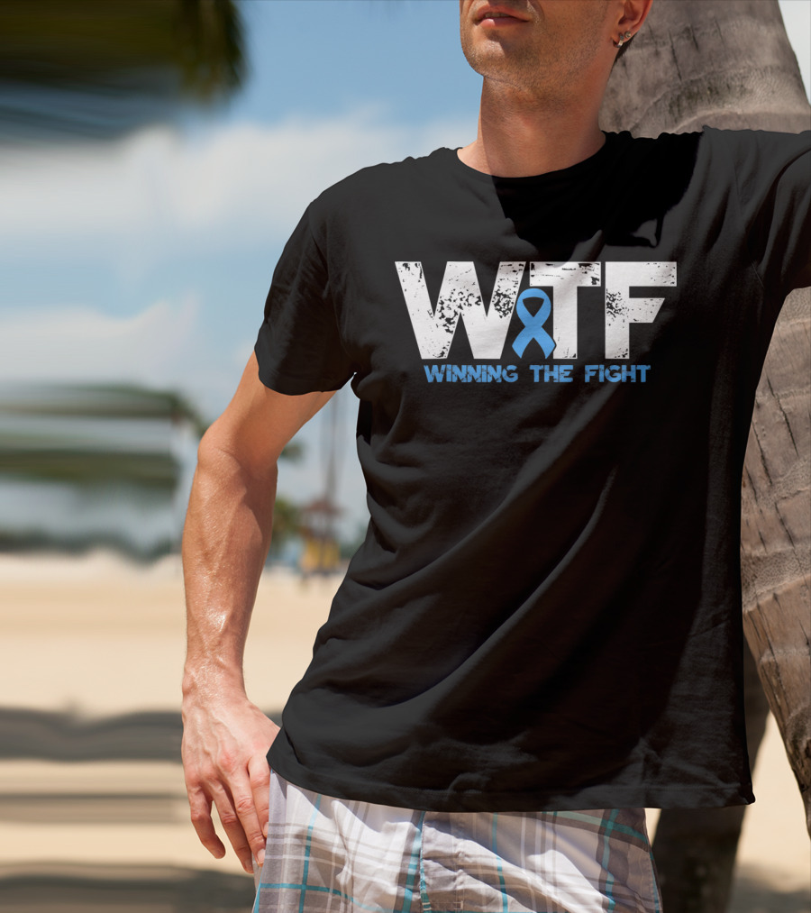 Winning The Fight WTF Addison's Disease Awareness T-Shirt