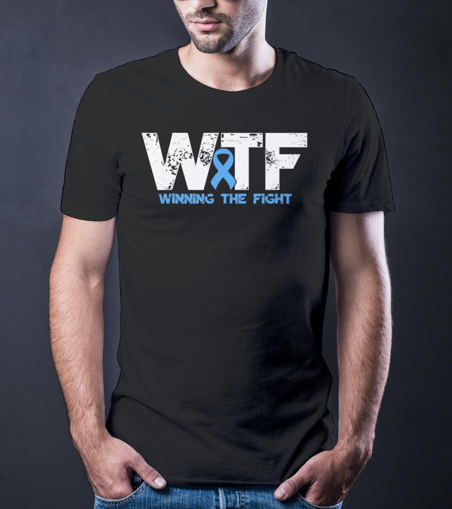 Winning The Fight WTF Addison's Disease Awareness T-Shirt