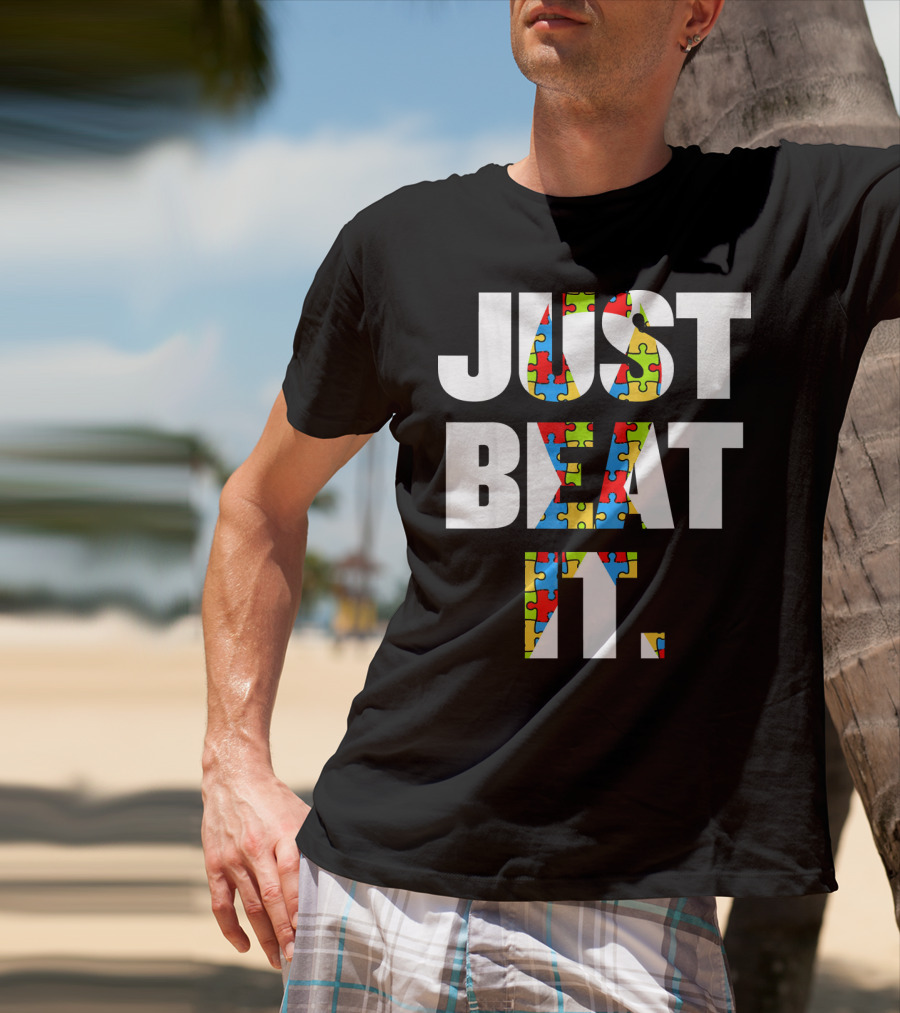 Just Beat It Autism Puzzle T-Shirt