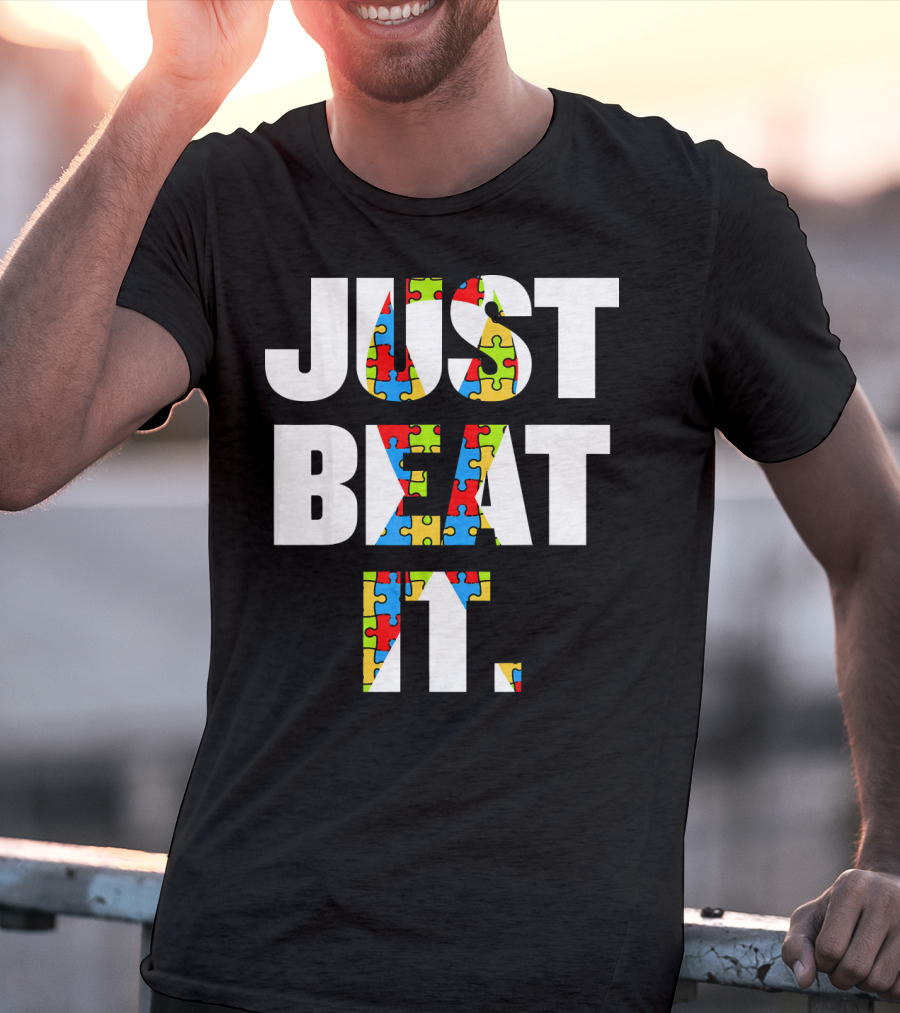 Just Beat It Autism Puzzle T-Shirt