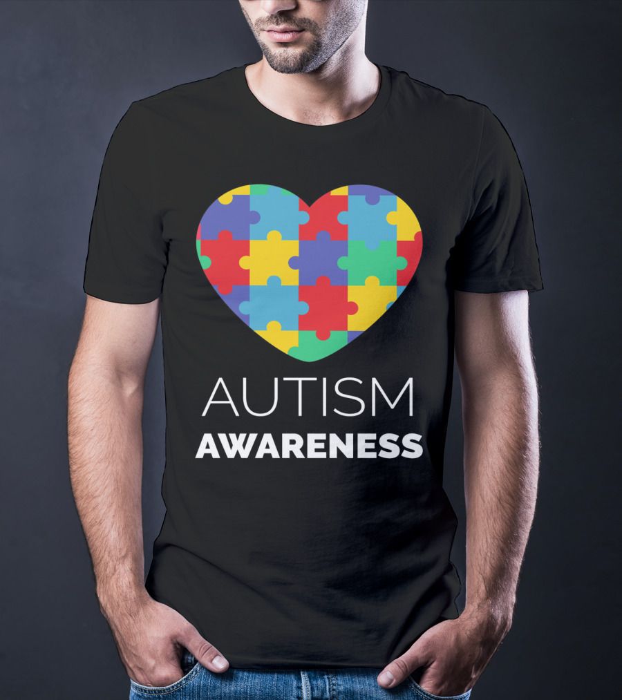 Autism Awareness Puzzle Heart T-Shirt