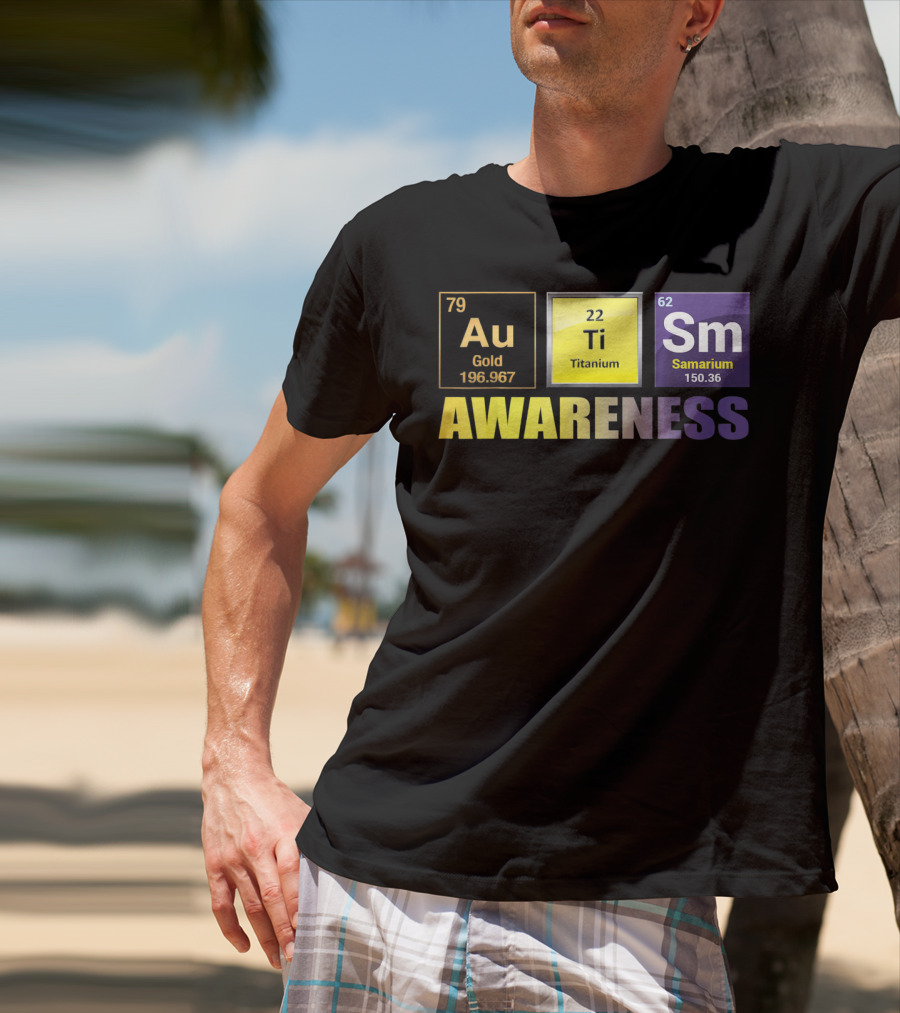 Au Ti Sm Awareness Elements T-Shirt