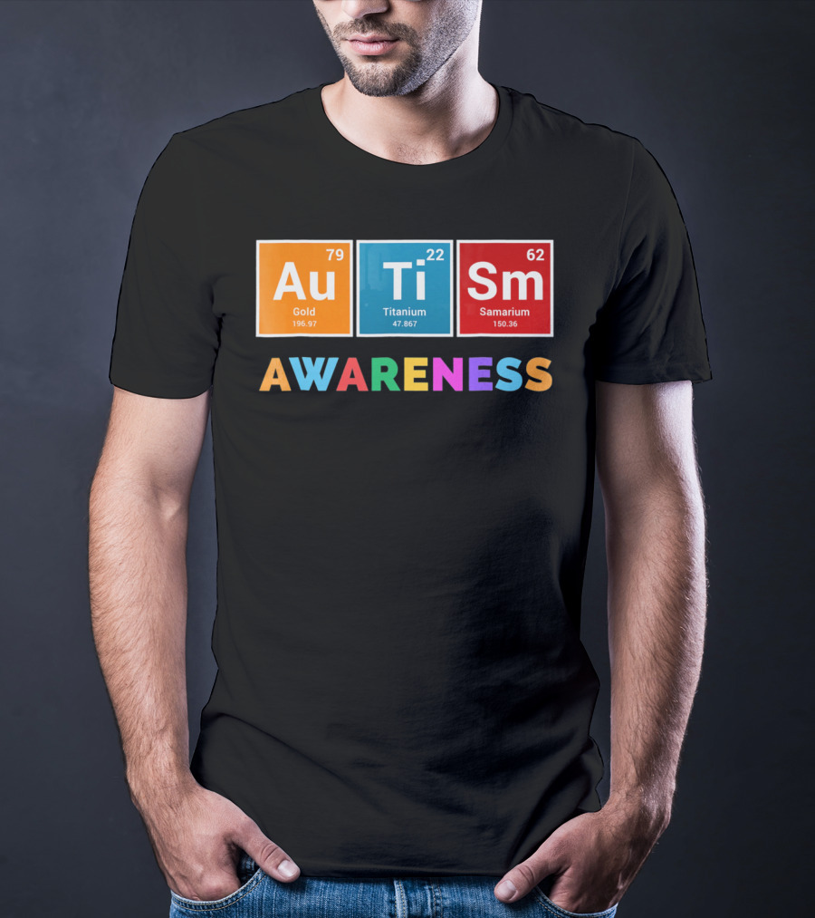 Au Ti Sm Awareness Gold Titanium Samarium T-Shirt