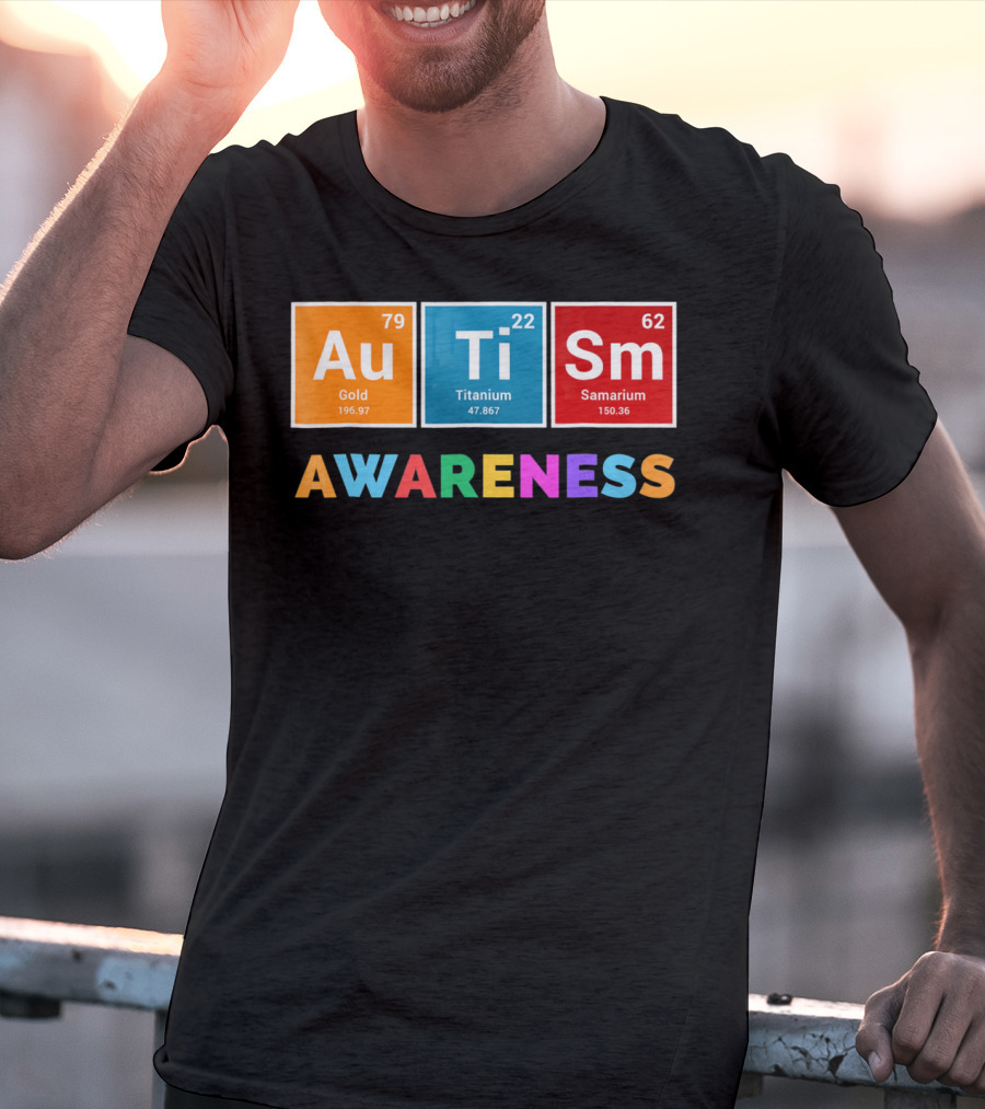 Au Ti Sm Awareness Gold Titanium Samarium T-Shirt