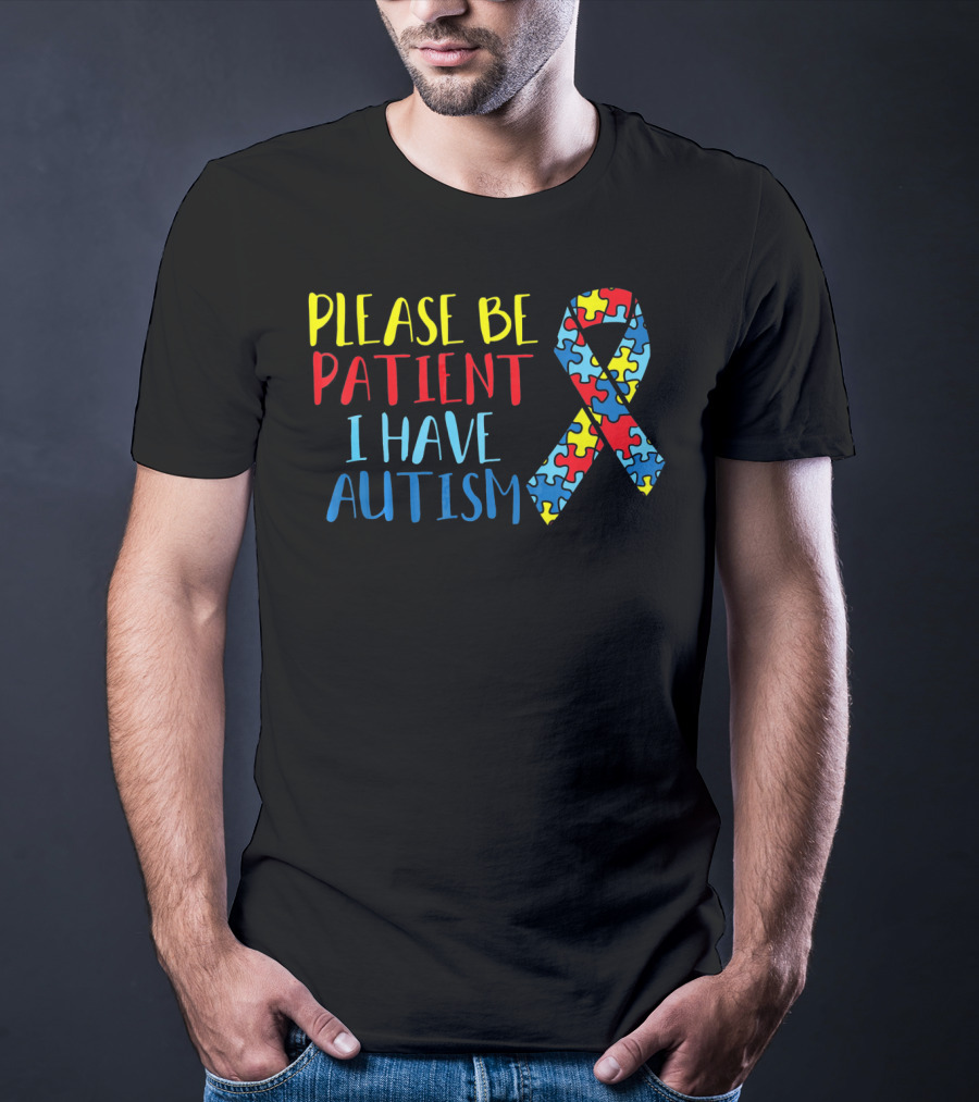 Please Be Patient I Have Autism Puzzle T-Shirt