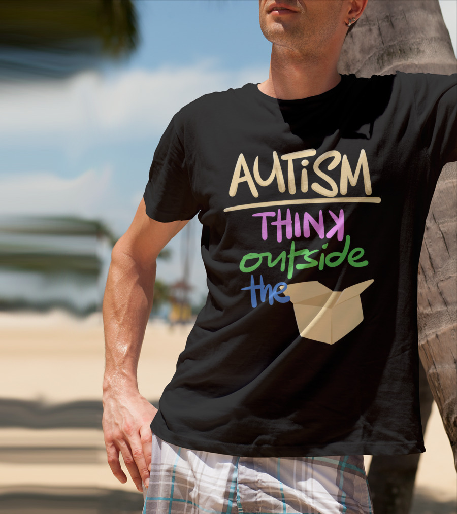 Autism Awareness Think Outside The Box T-Shirt