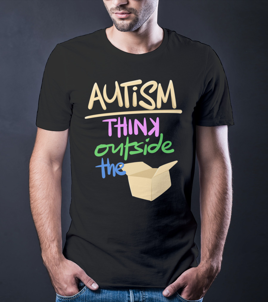 Autism Awareness Think Outside The Box T-Shirt