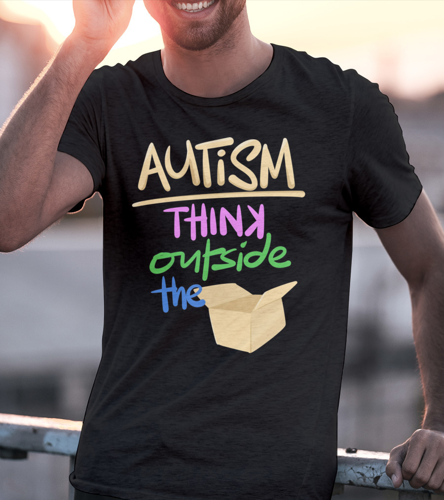Autism Awareness Think Outside The Box T-Shirt