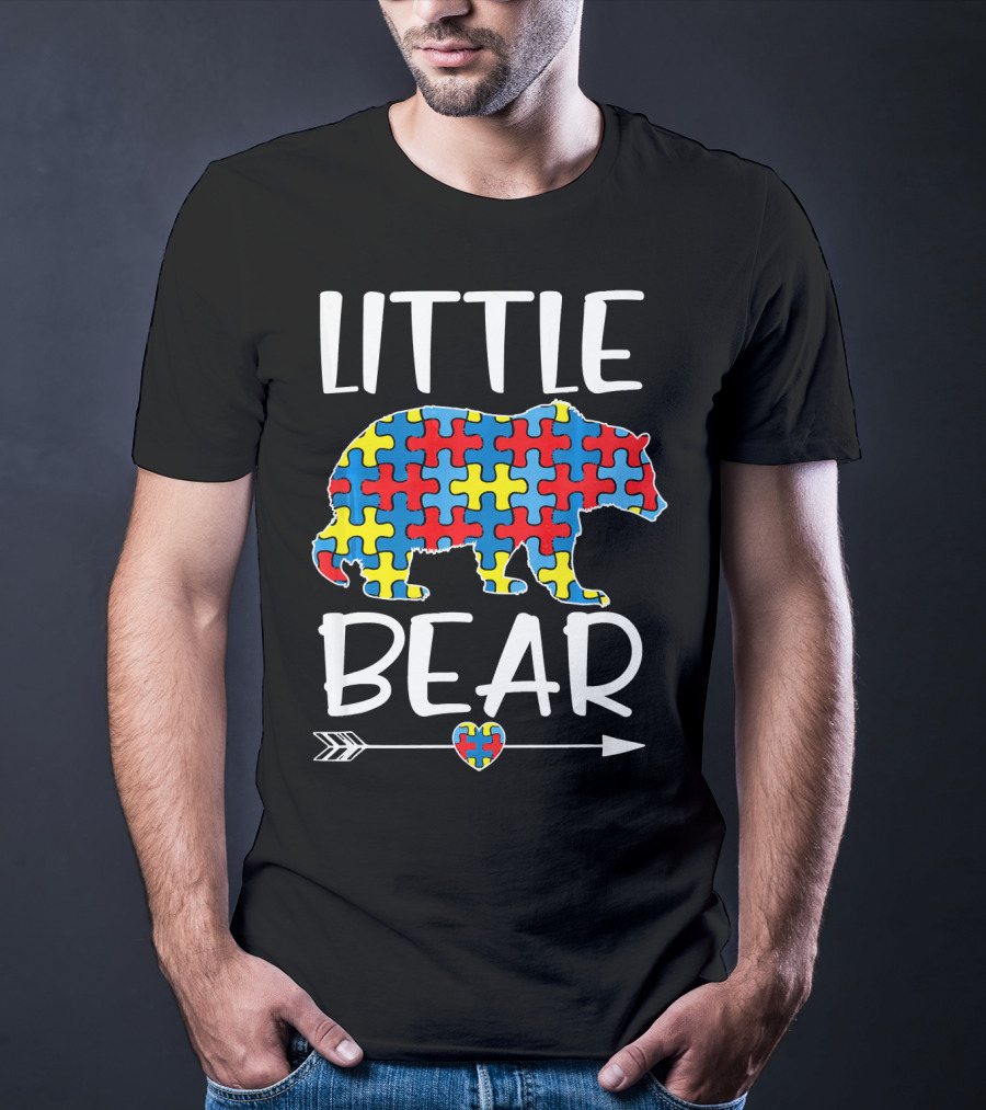 Little Bear Puzzle Autism Awareness T-Shirt