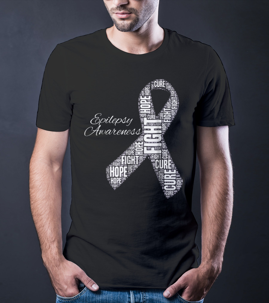Epilepsy Awareness Hope Fight Cure T-Shirt