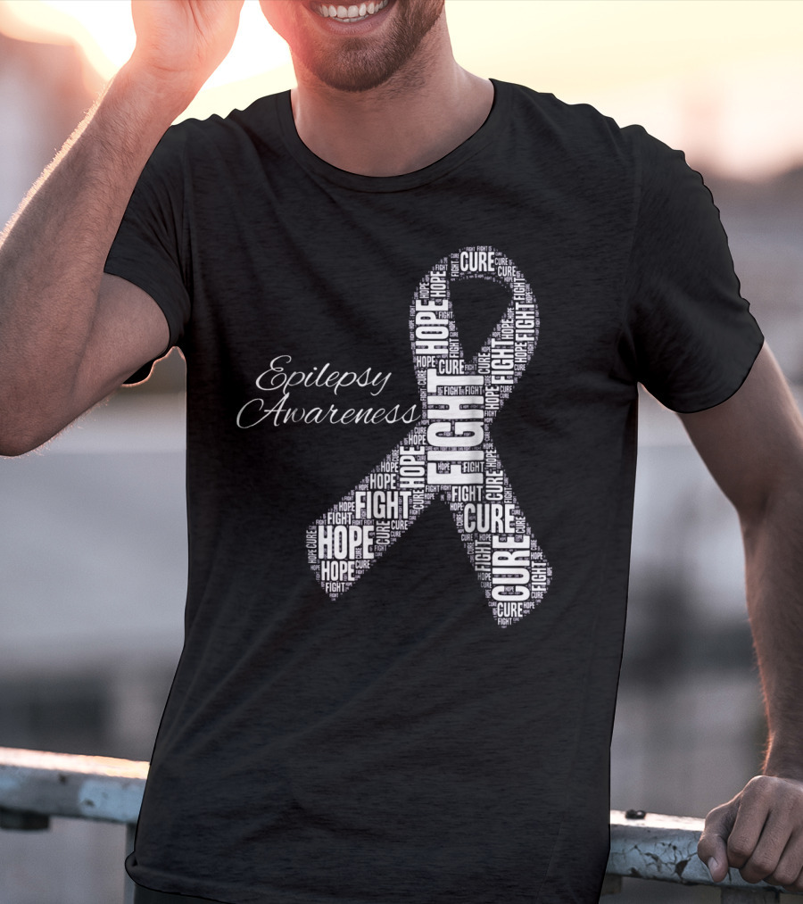 Epilepsy Awareness Hope Fight Cure T-Shirt