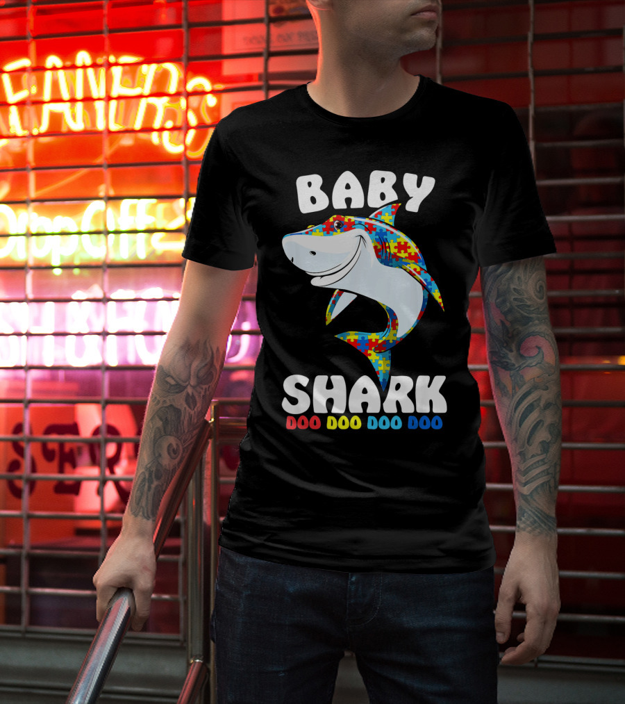 Baby Shark Doo Doo Doo Doo Puzzle Birthday T-Shirt