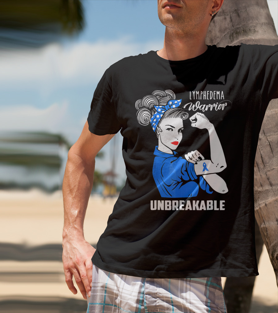 Lymphedema Awareness Warrior Unbreakable T-Shirt