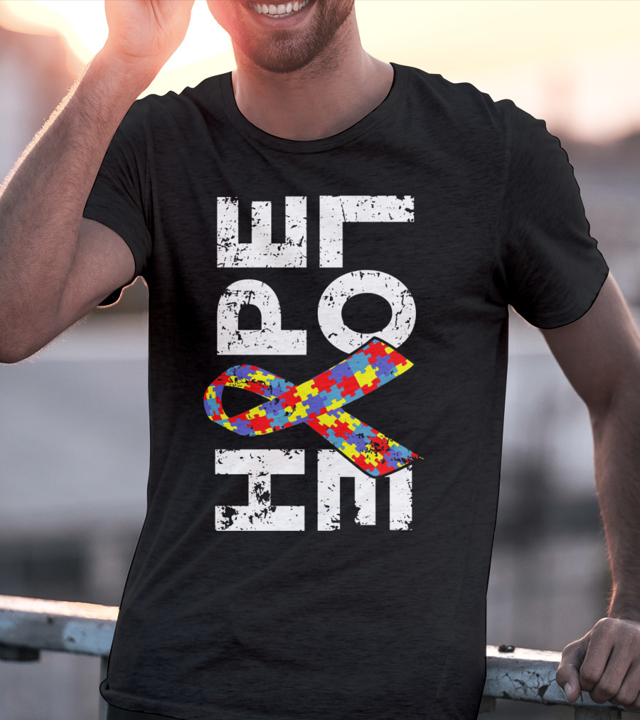 Autism Awareness Ribbon Puzzle Hope T-Shirt