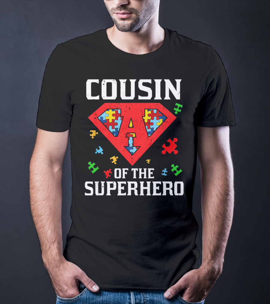 Cousin Of The Superhero Autism Awareness T-Shirt