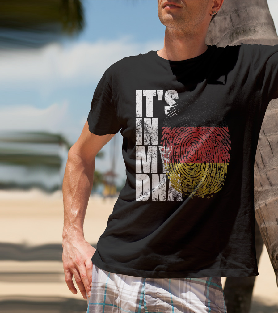 It's In My DNA German Flag Fingerprint Oktoberfest T-Shirt