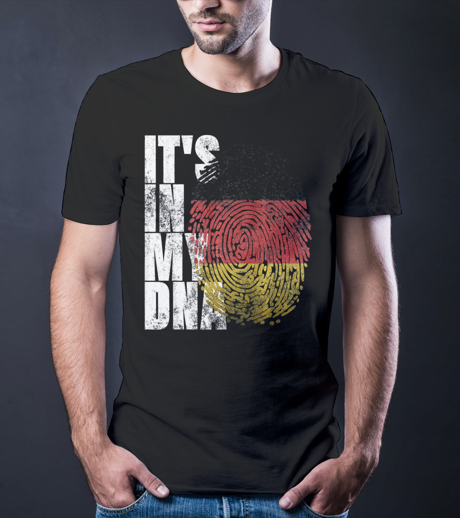 It's In My DNA German Flag Fingerprint Oktoberfest T-Shirt