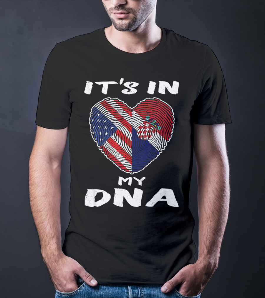 It's In My DNA Croatia Flag Heart Croatian Bira T-Shirt