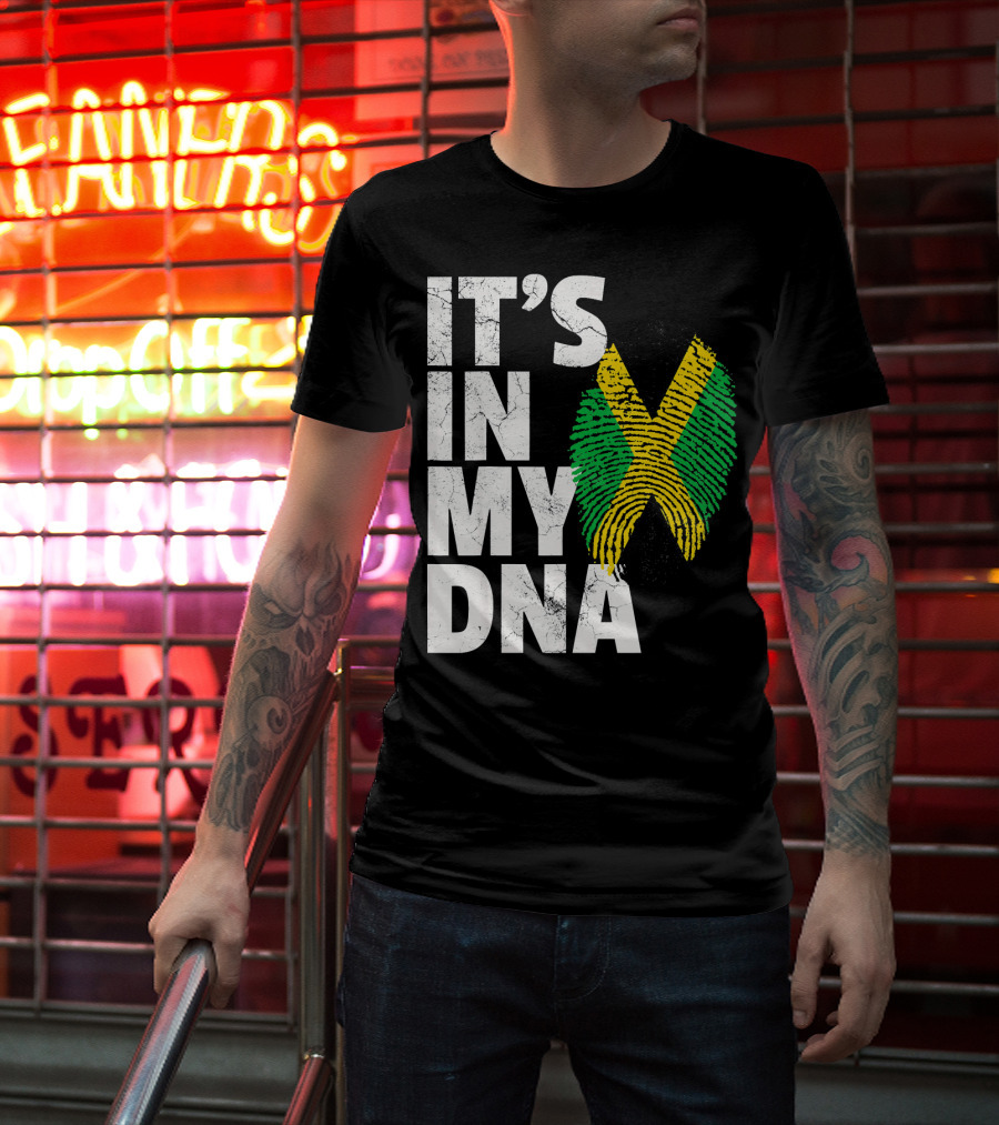 Jamaica Flag It's In My DNA Jamaican Pride Men T-Shirt