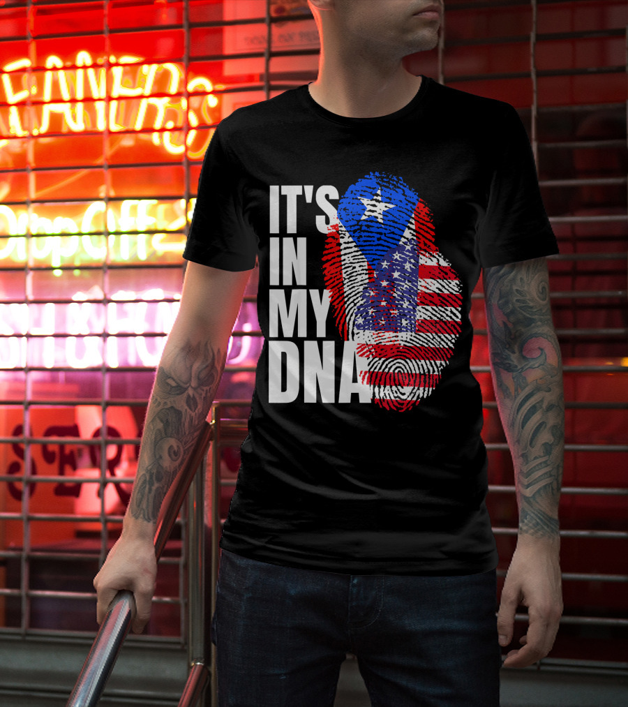 American Puerto Rican It's In My DNA T-Shirt