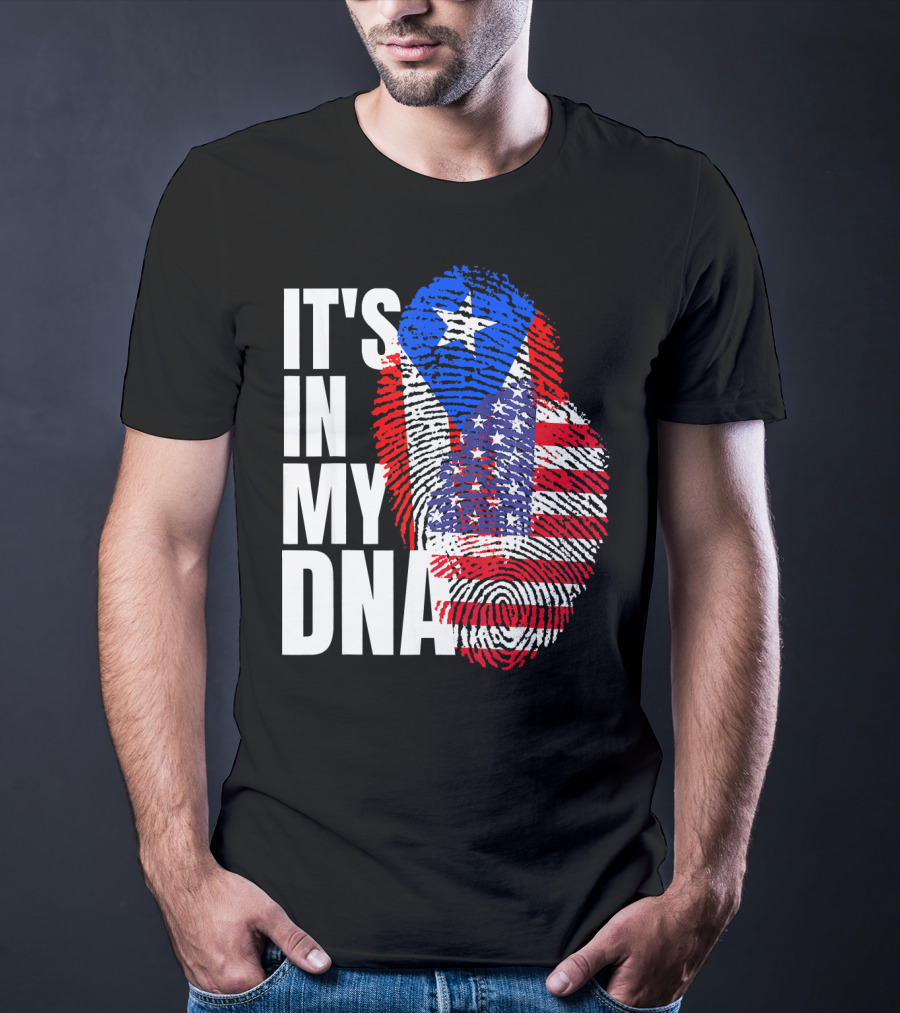 American Puerto Rican It's In My DNA T-Shirt