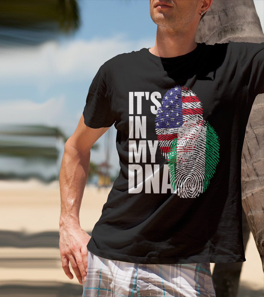 IT'S IN MY DNA American And Nigerian Mix Heritage T-Shirt