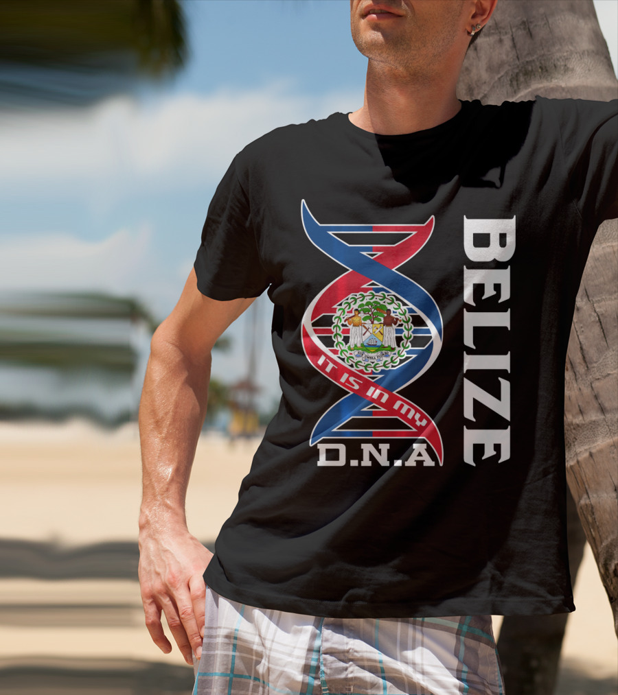Belize Coat Of Arms It Is In My DNA T-Shirt