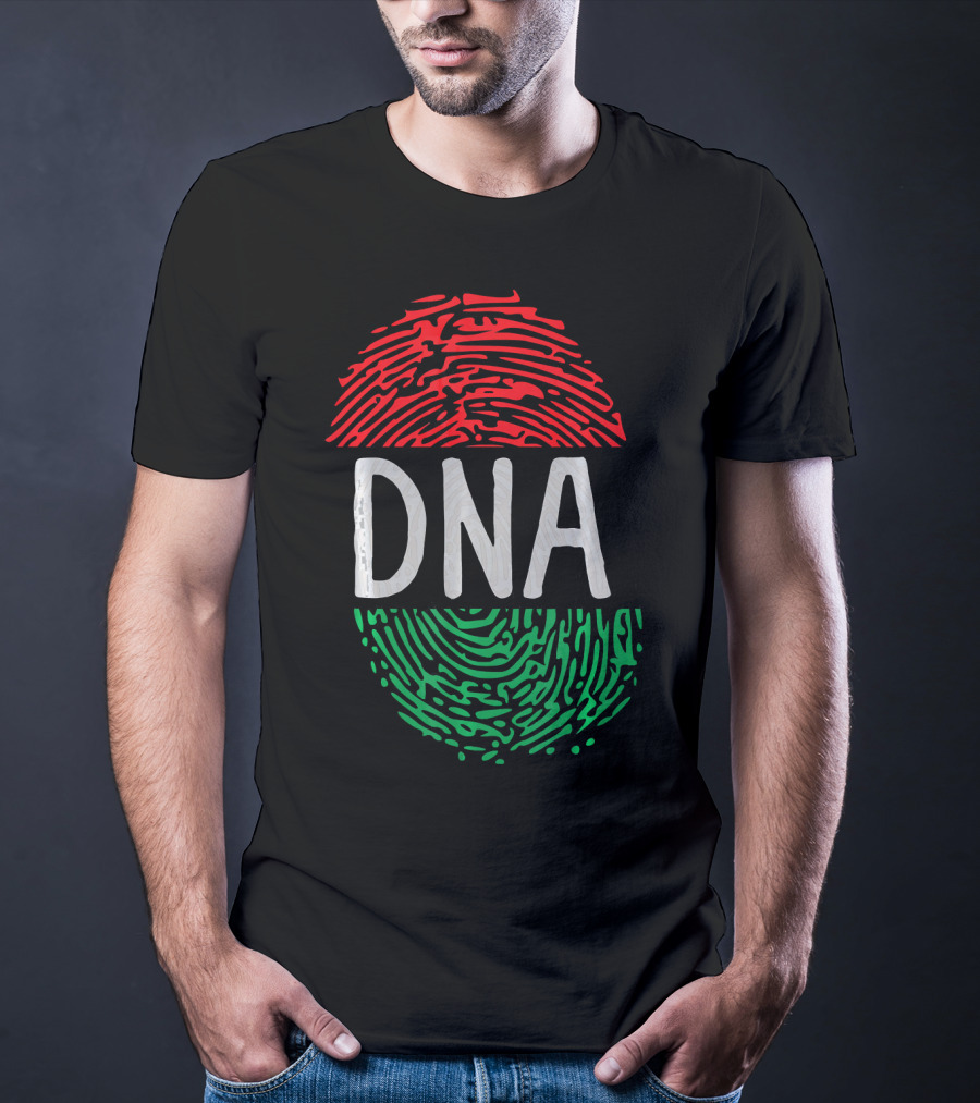 Real Africa DNA Thumbprint Flag T-Shirt