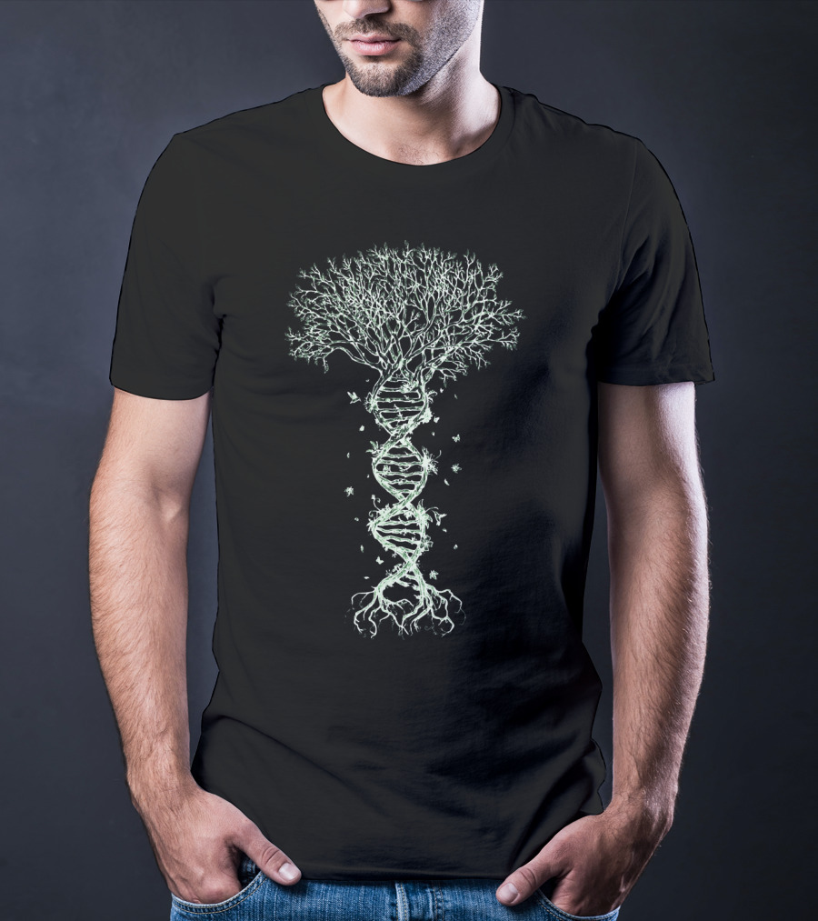DNA Tree Of Life Biology Nature Connection T-Shirt