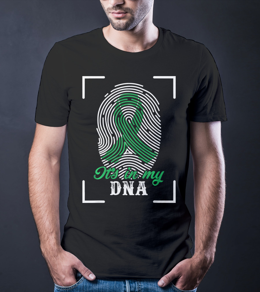 It's In My DNA Depression Awareness Fingerprint T-Shirt