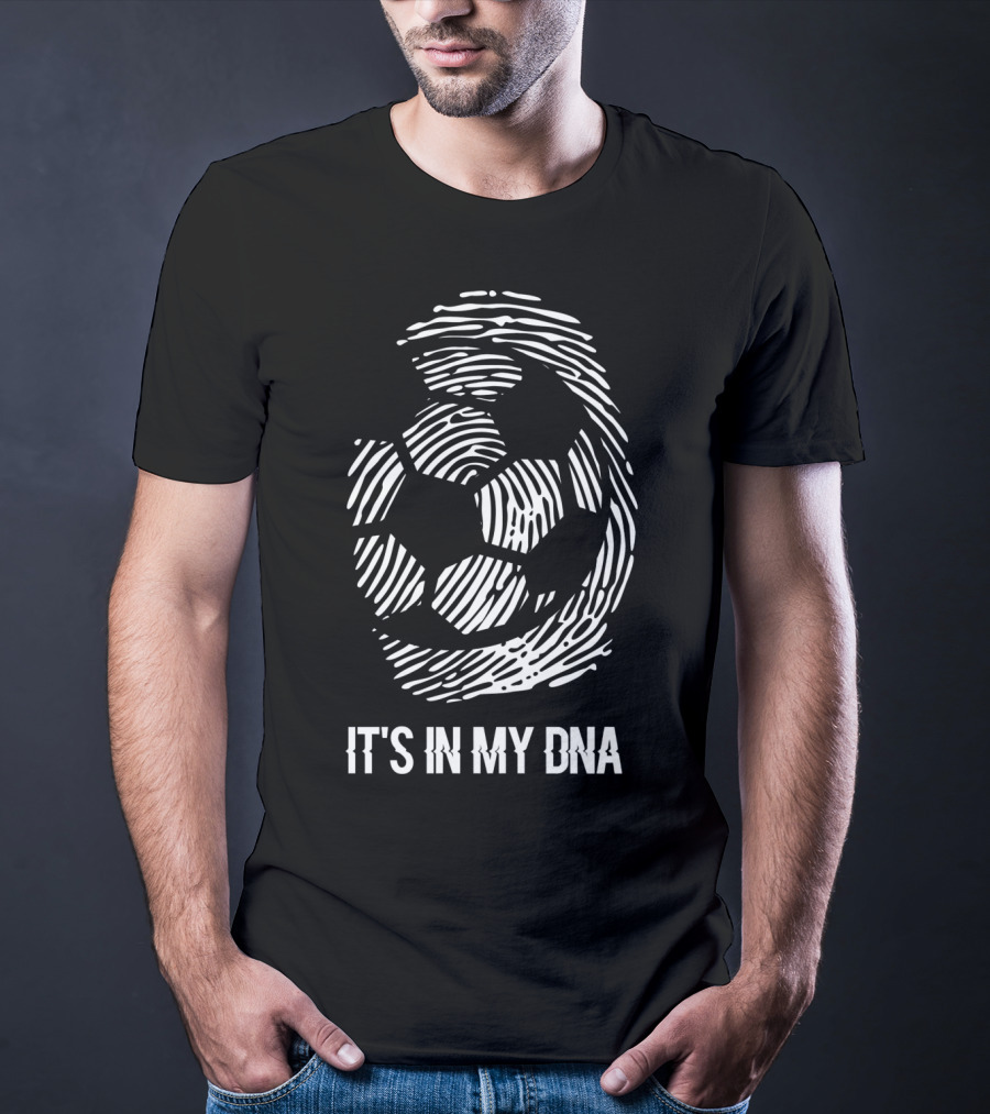 It's In My DNA Soccer Fingerprint T-Shirt