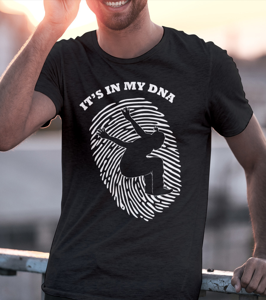 It's In My DNA Parkour Freestyle Fingerprint T-Shirt