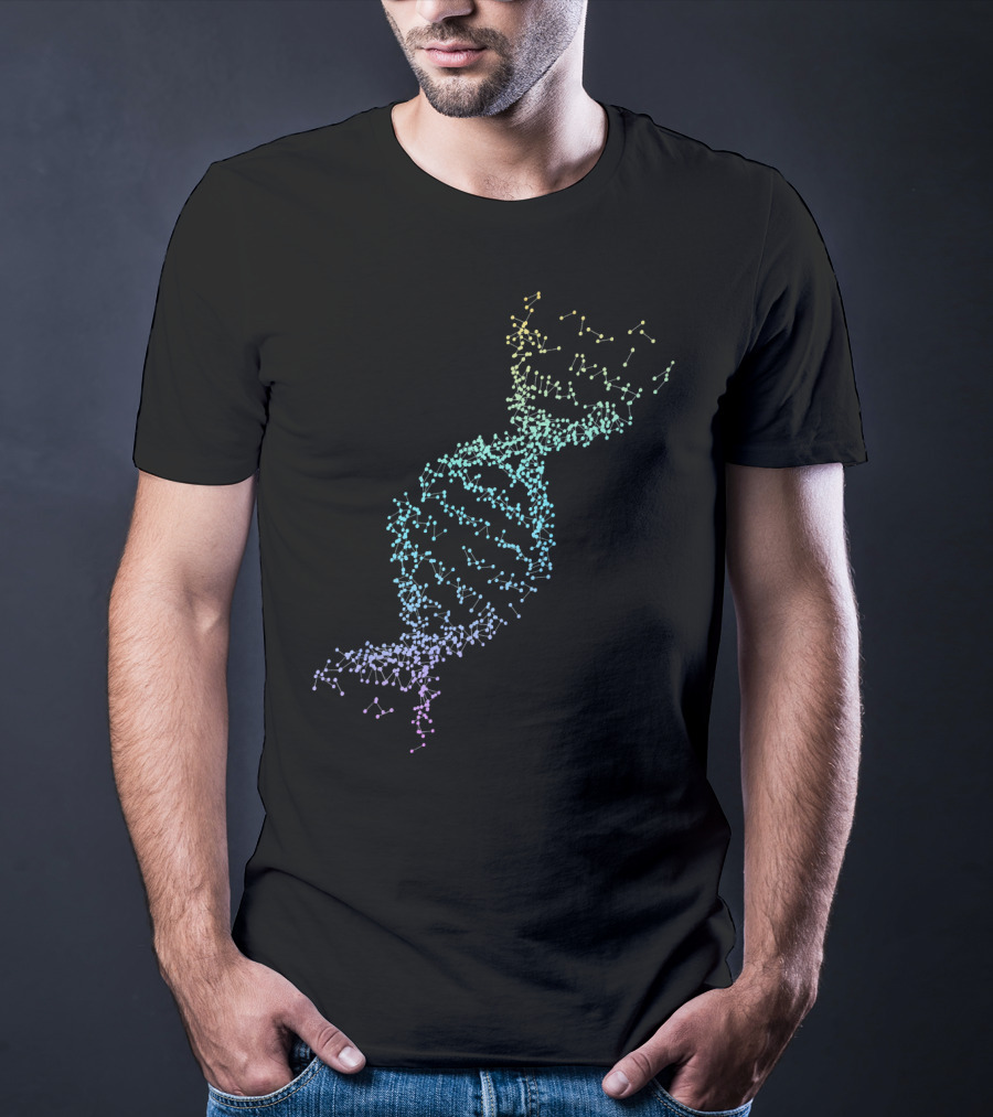 Science DNA Double Helix Molecule Structure Boys Girl T-Shirt