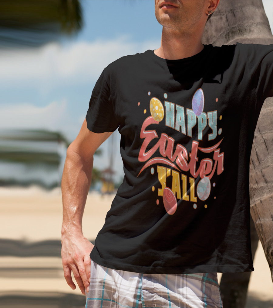 Happy Easter Y'all Outfits Men T-Shirt