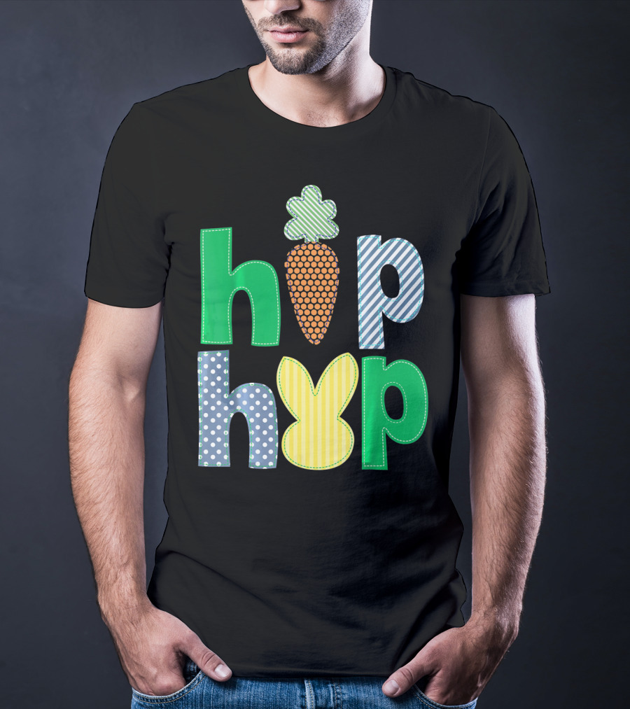 Hip Hop Bunny Carrot Easter T-Shirt