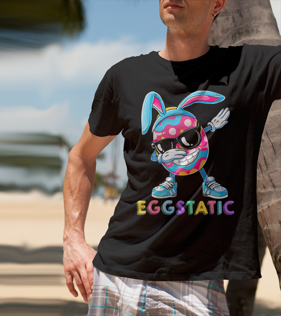 Easter Eggstatic Bunny Floss Like A Boss T-Shirt