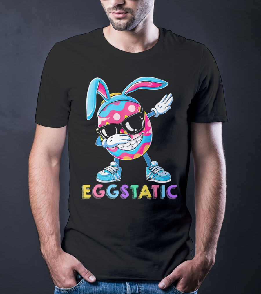 Easter Eggstatic Bunny Floss Like A Boss T-Shirt