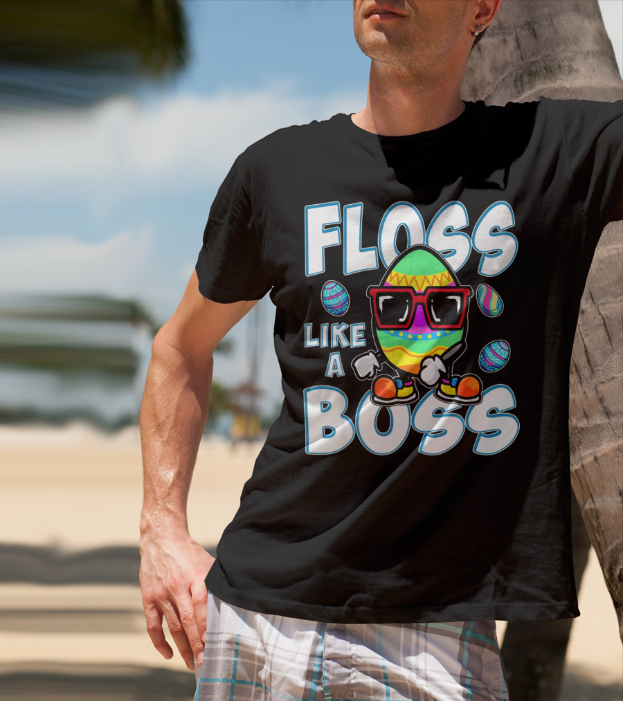 Floss Like A Boss Easter Egg T-Shirt
