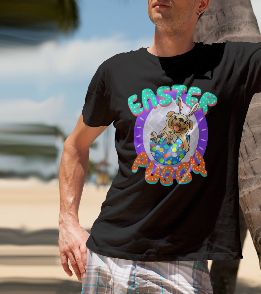 Easter Puggy Cute Resurrection Pug Dog T-Shirt