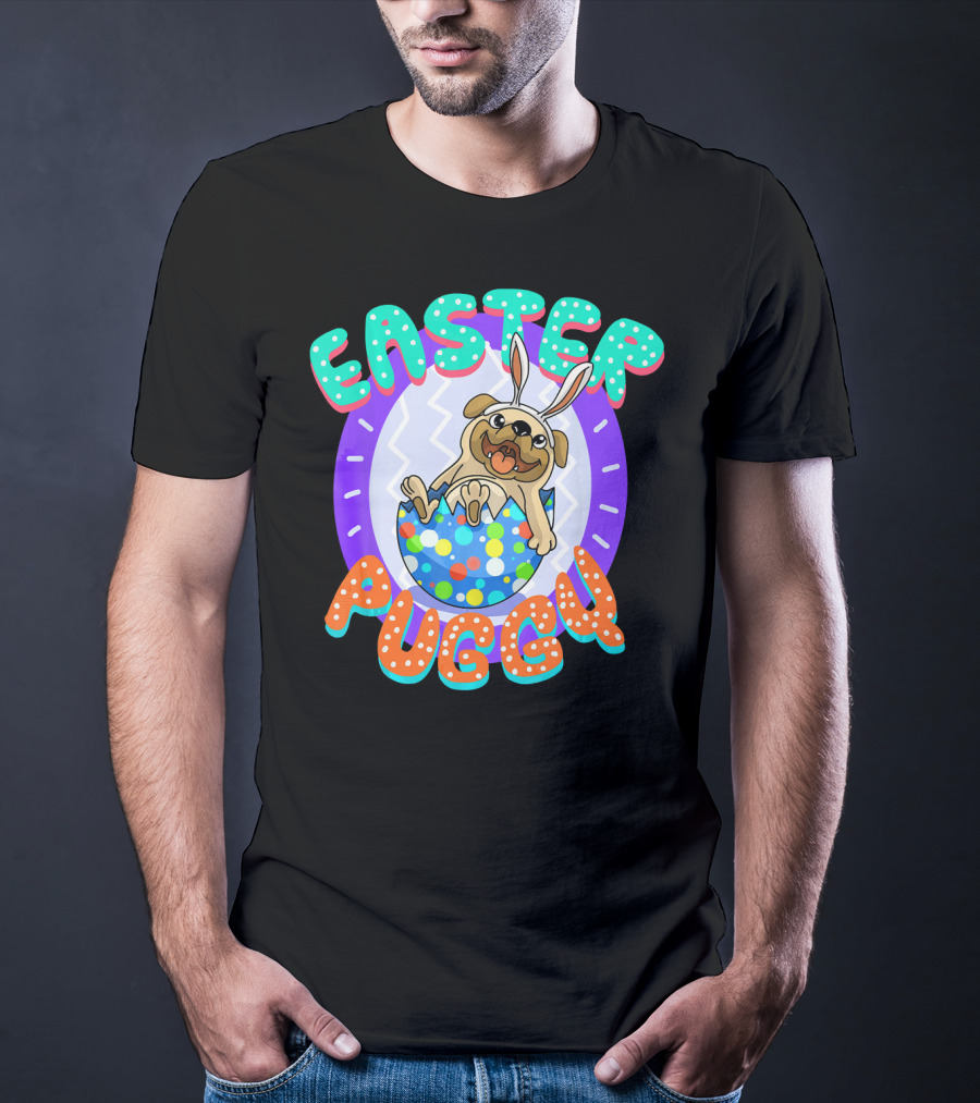 Easter Puggy Cute Resurrection Pug Dog T-Shirt