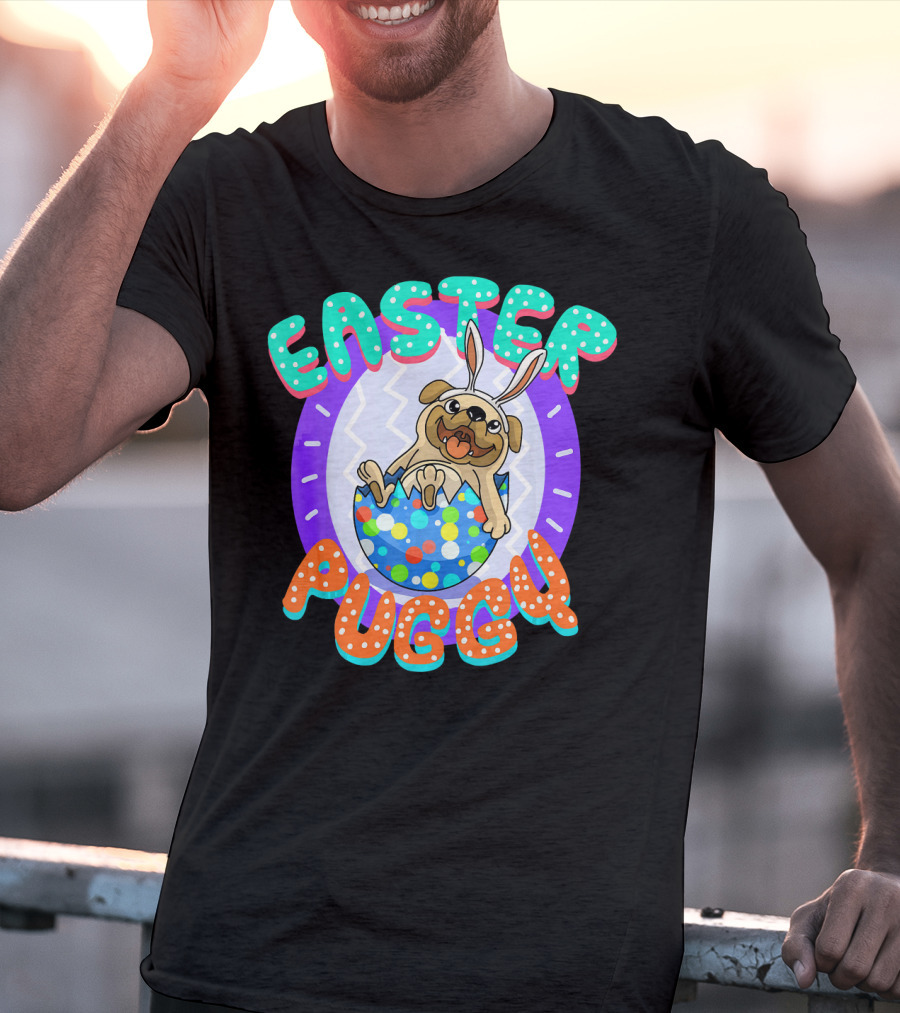 Easter Puggy Cute Resurrection Pug Dog T-Shirt