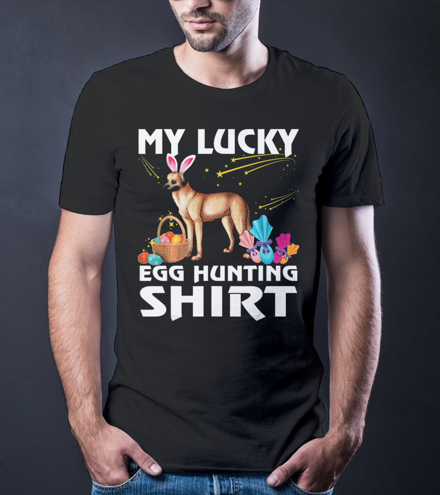 My Lucky Egg Hunting Shirt Anatolian Shepherd Dog Bunny T-Shirt