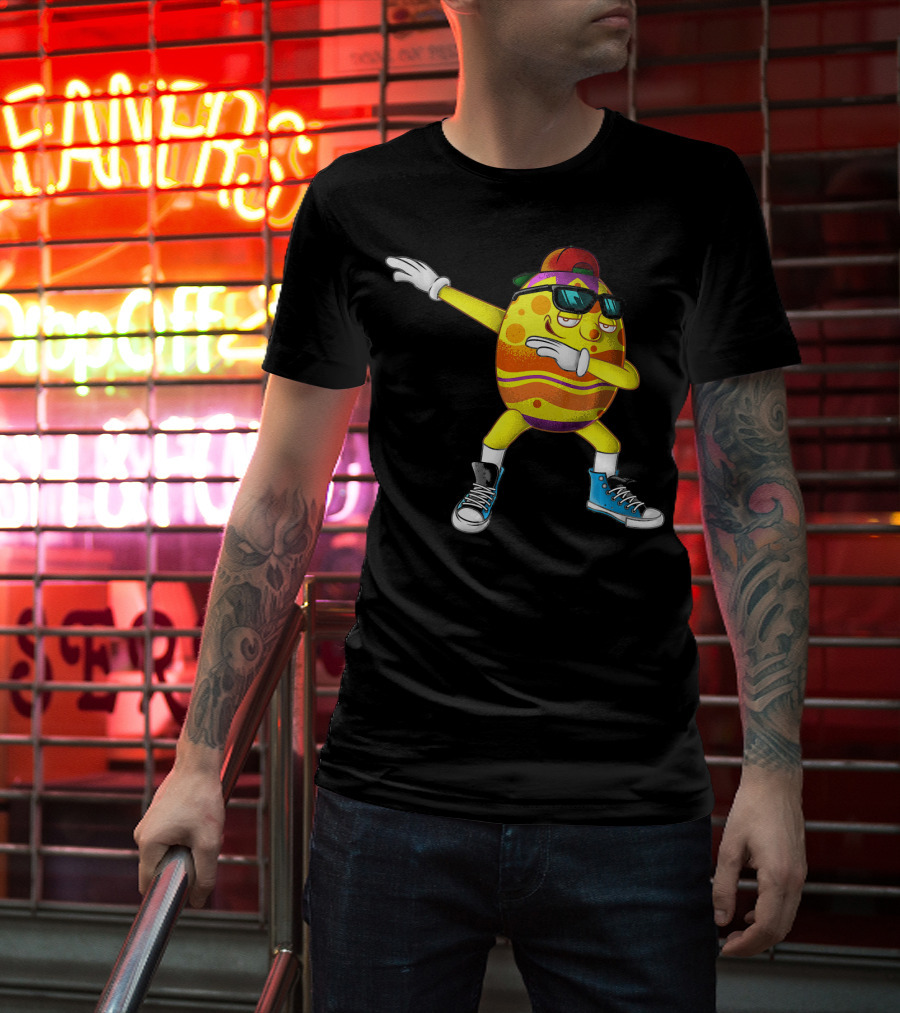 Dabbing Easter Egg Cool Eggspert Dabber T-Shirt