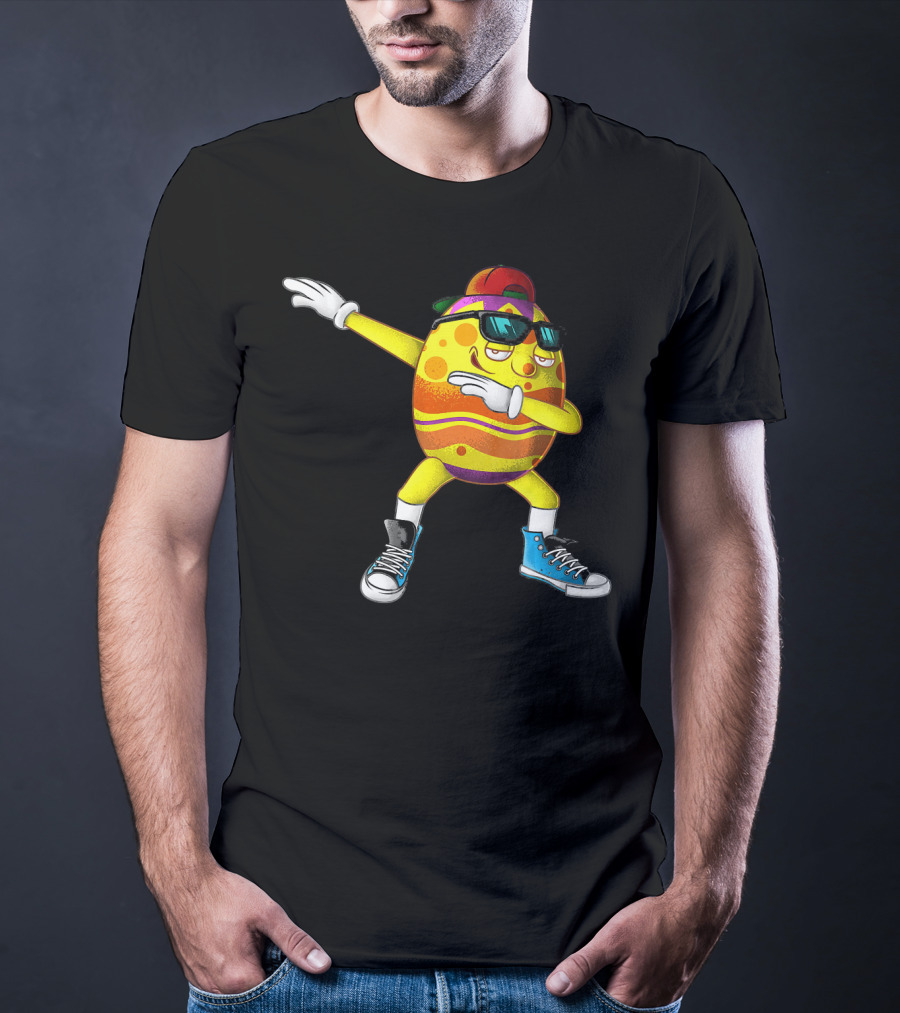 Dabbing Easter Egg Cool Eggspert Dabber T-Shirt